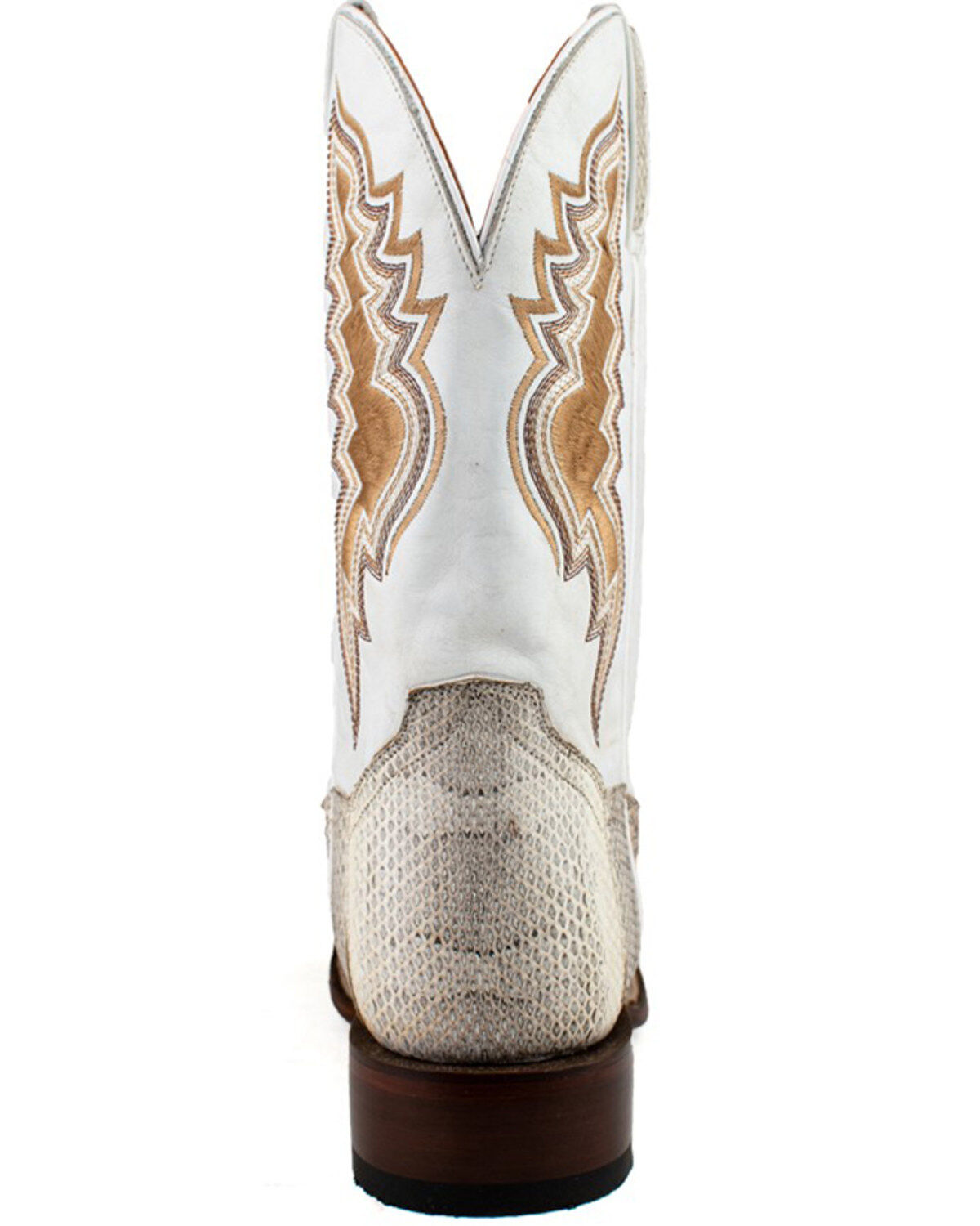 Image #5 - Dan Post Men's Exotic Water Snake Western Boots - Broad Square Toe, Natural, hi-res
