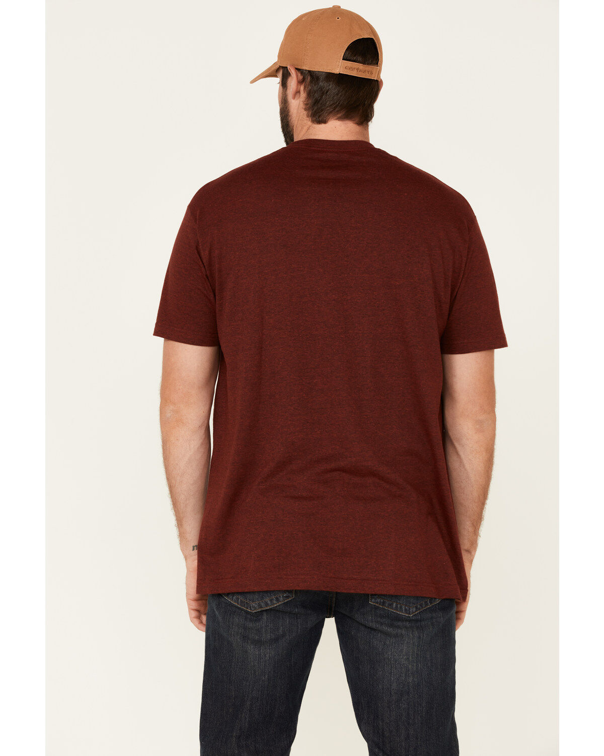 Image #5 - Levi's Men's Crimson Batwing Logo Graphic T-Shirt, Dark Red, hi-res