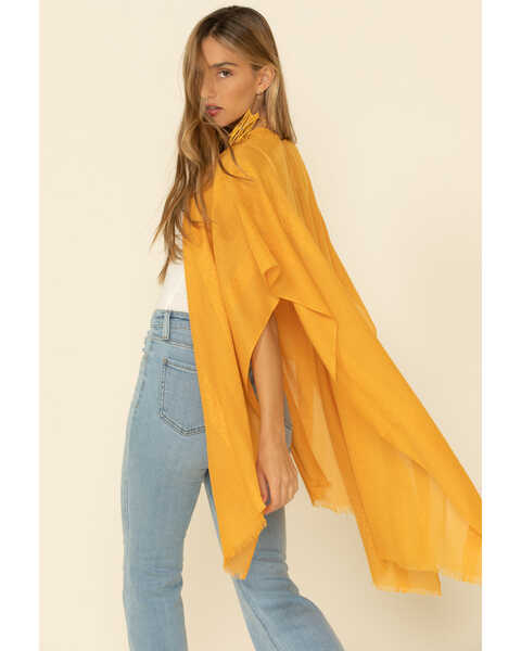 Image #3 - Shyanne Women's Golden Hour Woven Shawl, Yellow, hi-res