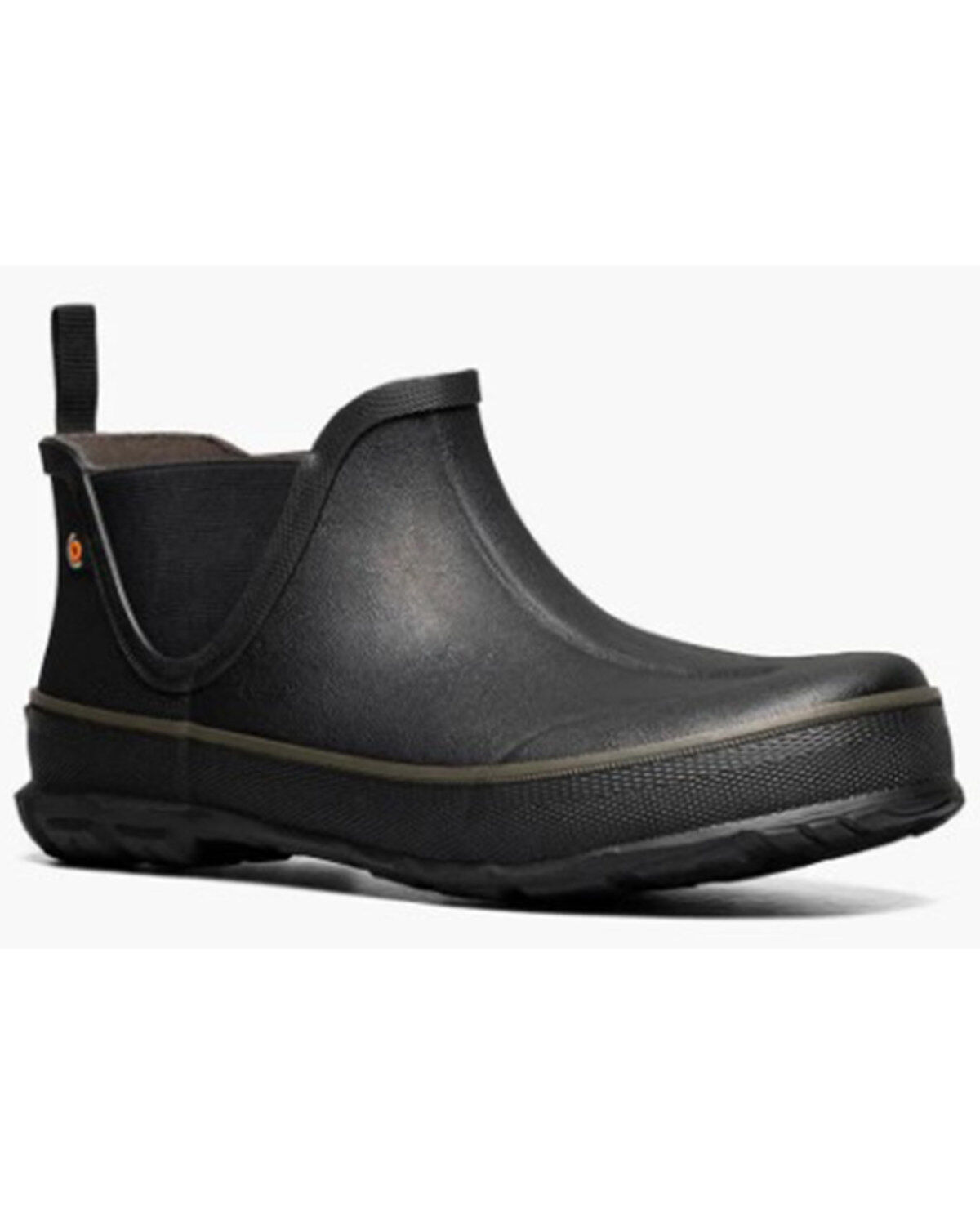 Image #1 - Bogs Men's Digger Slip-On Waterproof Work Boots - Round Toe, Black, hi-res