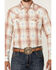 Image #3 - Cody James Men's Samba Plaid Print Long Sleeve Snap Western Shirt - Tall , Red, hi-res