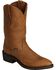 Image #1 - Justin Men's Butch Farm & Ranch Cowboy Work Boots - Medium Toe, , hi-res