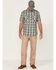 Image #2 - Carhartt Men's Rugged Flex Relaxed Fit Short Sleeve Snap Plaid Shirt, , hi-res