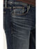 Image #2 - Brothers and Sons Men's Drifter Wash Tucker Slim Straight Stretch Denim Jeans, Dark Wash, hi-res