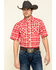 Image #1 - Wrangler 20X Men's Advanced Comfort Plaid Print Short Sleeve Western Shirt, , hi-res