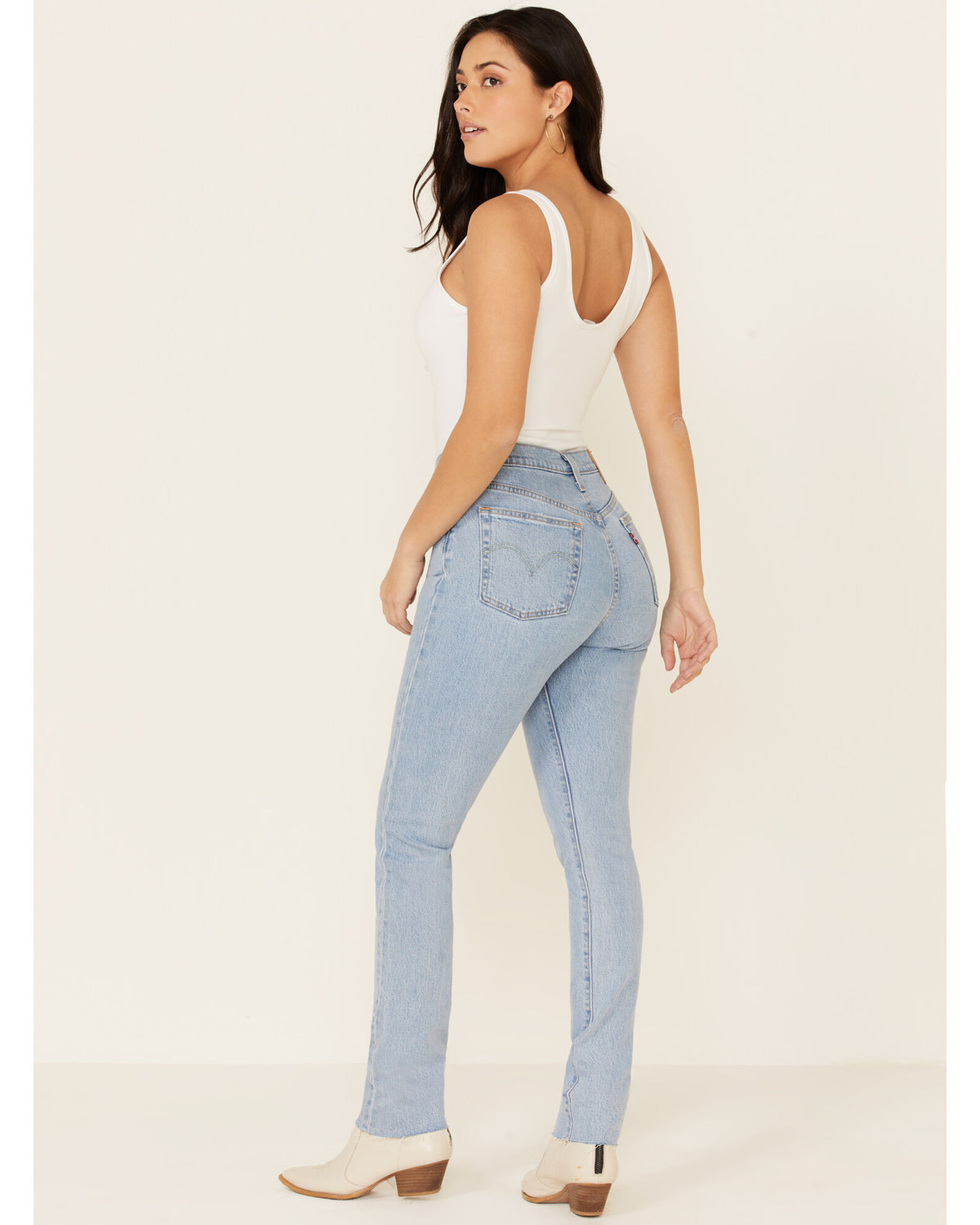 Product Name: Levi's Women's 501 Fray Hem Skinny Jeans