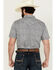 Image #4 - Cody James Men's Graffiti Floral Print Short Sleeve Snap Western Shirt, Ivory, hi-res