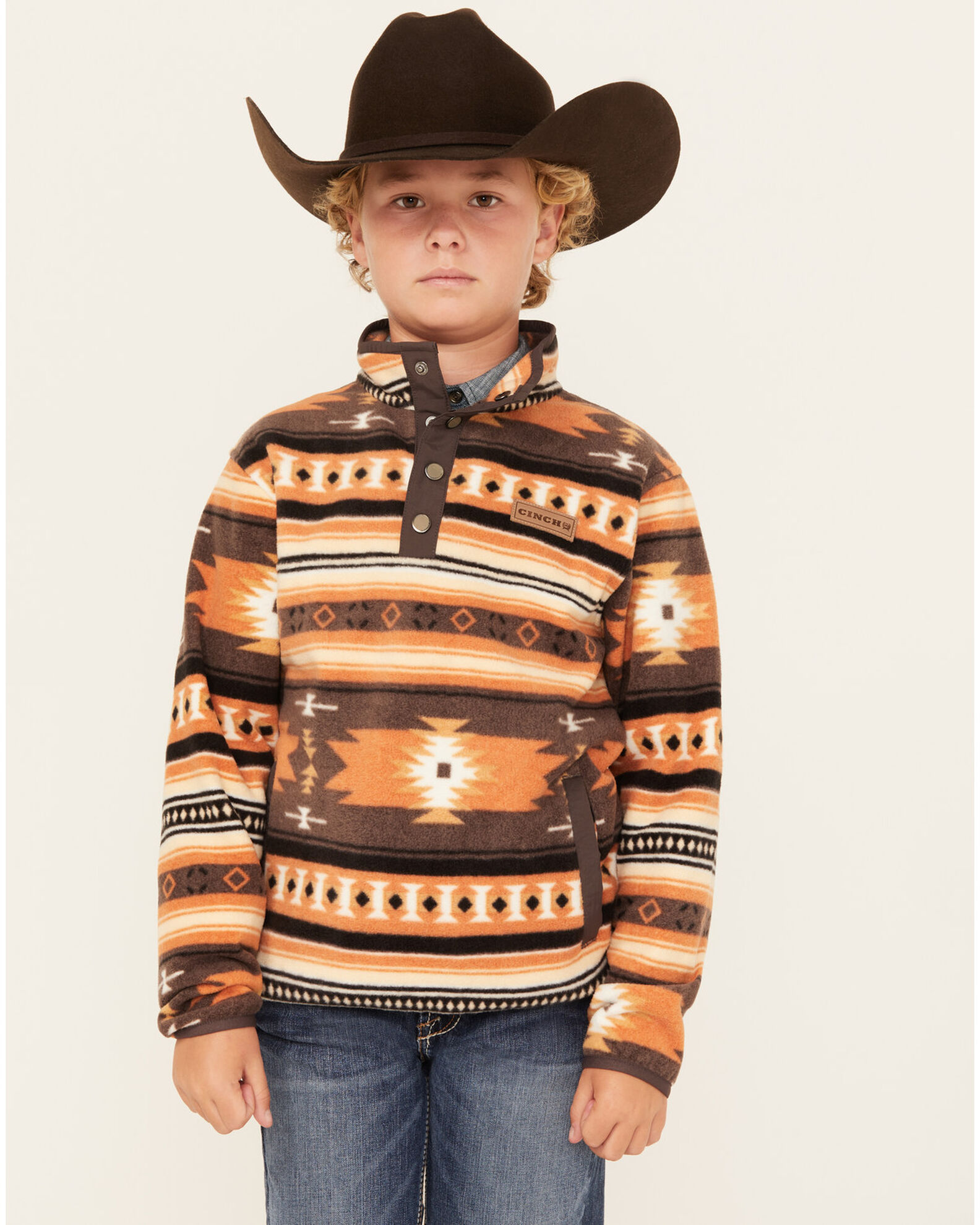 Cinch Boys Polar Fleece Pullover Boot Barn