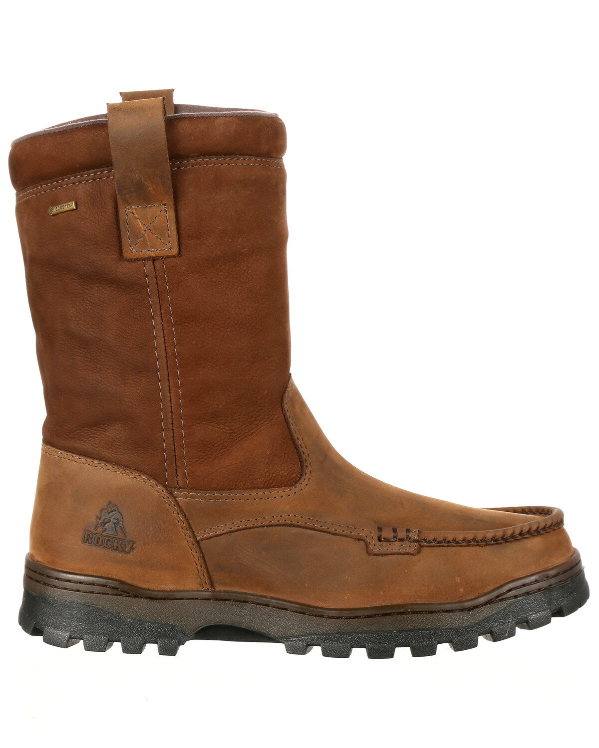 men's moc toe waterproof boots