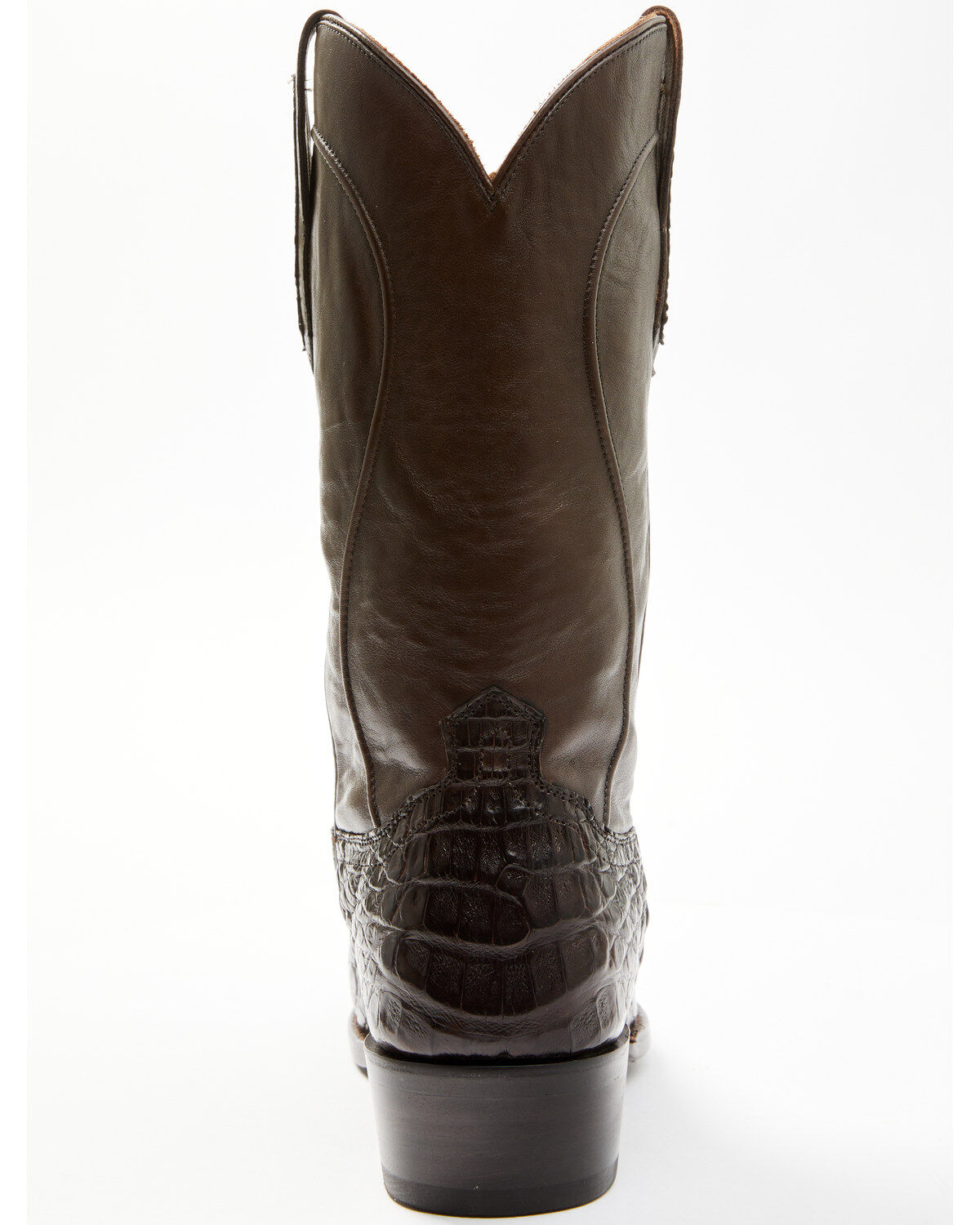 Image #5 - Cody James Black 1978® Men's Chapman Exotic Caiman Belly Western Boots - Round Toe, Chocolate, hi-res
