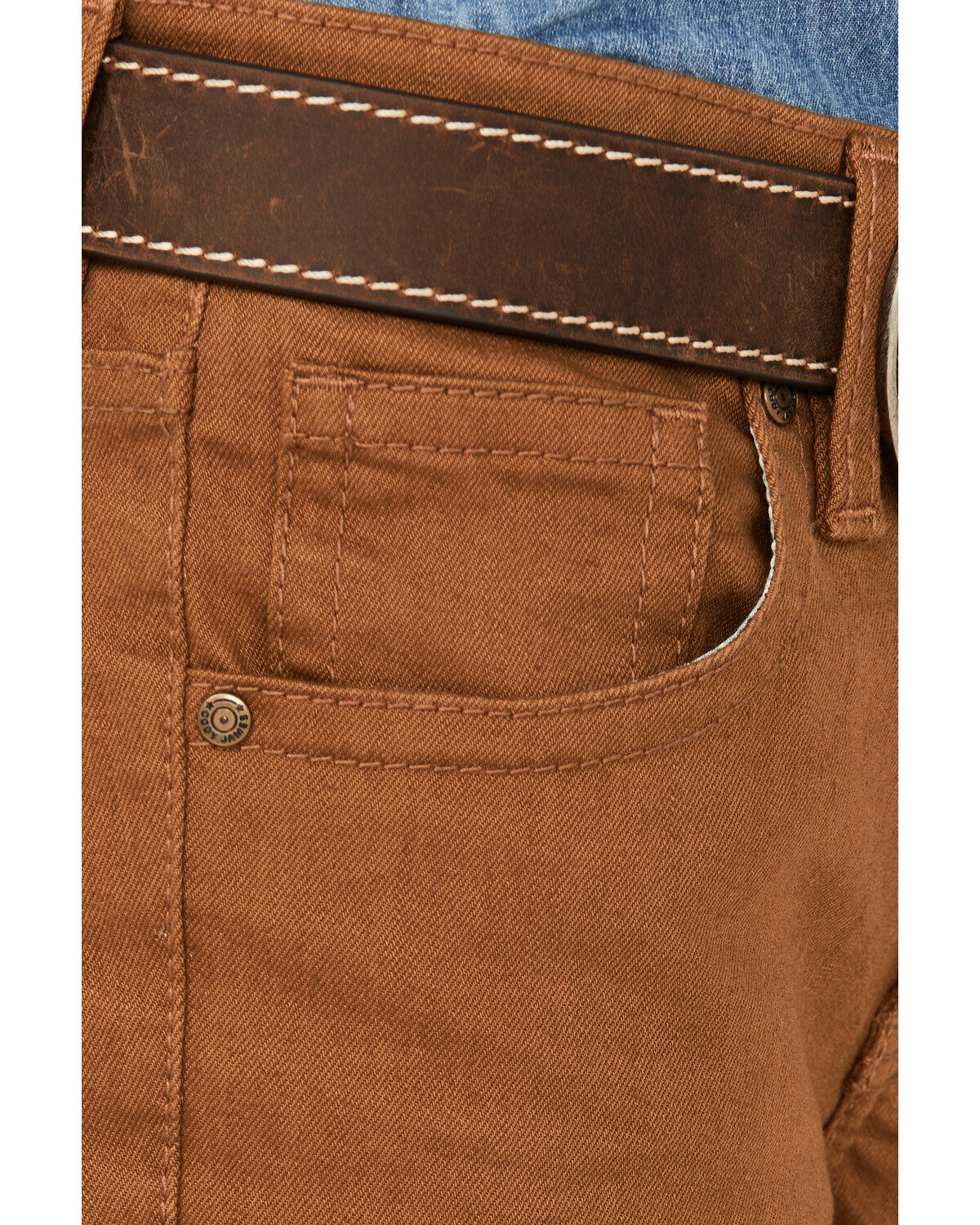 Image #2 - Cody James Boys' Rubber Slim Straight Stretch Jeans, Rust Copper, hi-res