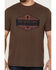 Image #3 - Brothers and Sons Men's Weathered Diamond Logo Slub Graphic T-Shirt, Brown, hi-res