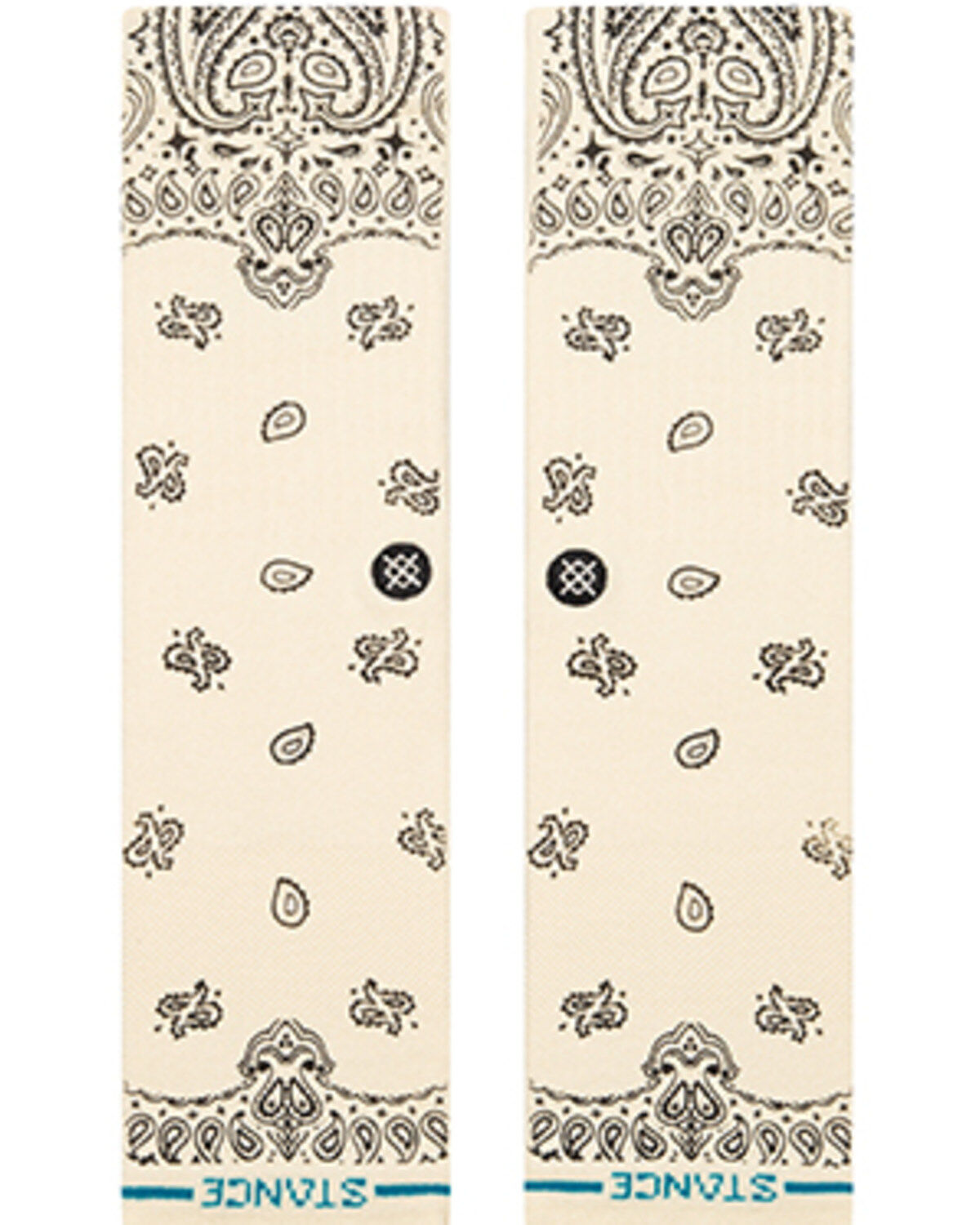 Image #3 - Stance Men's Hanky Crew Socks, Cream, hi-res