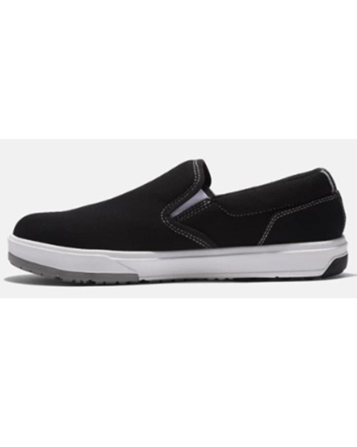 Image #3 - Timberland PRO Men's Berkley Slip-On Work Shoes - Composite Toe, Black/white, hi-res