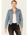 Image #1 - Levi's Women's Stone Wash Denim Original Trucker Jacket, Blue, hi-res