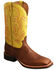 Twisted X Men's Ruff Stock Western Boots - Broad Square Toe, Tan, hi-res