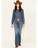 Image #1 - Wrangler Women's Lily Medium Wash High Rise Flare Stretch Denim Jeans, Medium Wash, hi-res