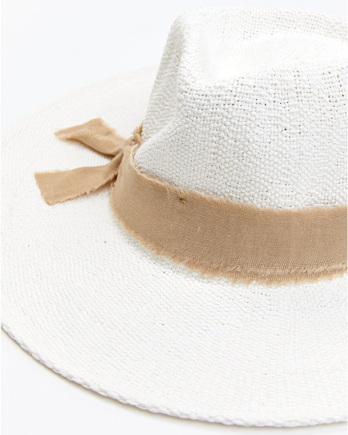 Image #2 - Nikki Beach Women's Shea Toyo Straw Western Fashion Hat, White, hi-res
