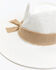 Image #2 - Nikki Beach Women's Shea Toyo Straw Western Fashion Hat, White, hi-res