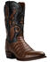Image #1 - Dan Post Men's Socrates Caiman Exotic Western Boots - Round Toe, Medium Brown, hi-res