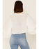 Flying Tomato Women's Postcards From Me Flare Jeans, Blue, hi-res