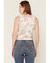 Image #4 - Originality Women's Floral Print Lace Tank Top, Ivory, hi-res