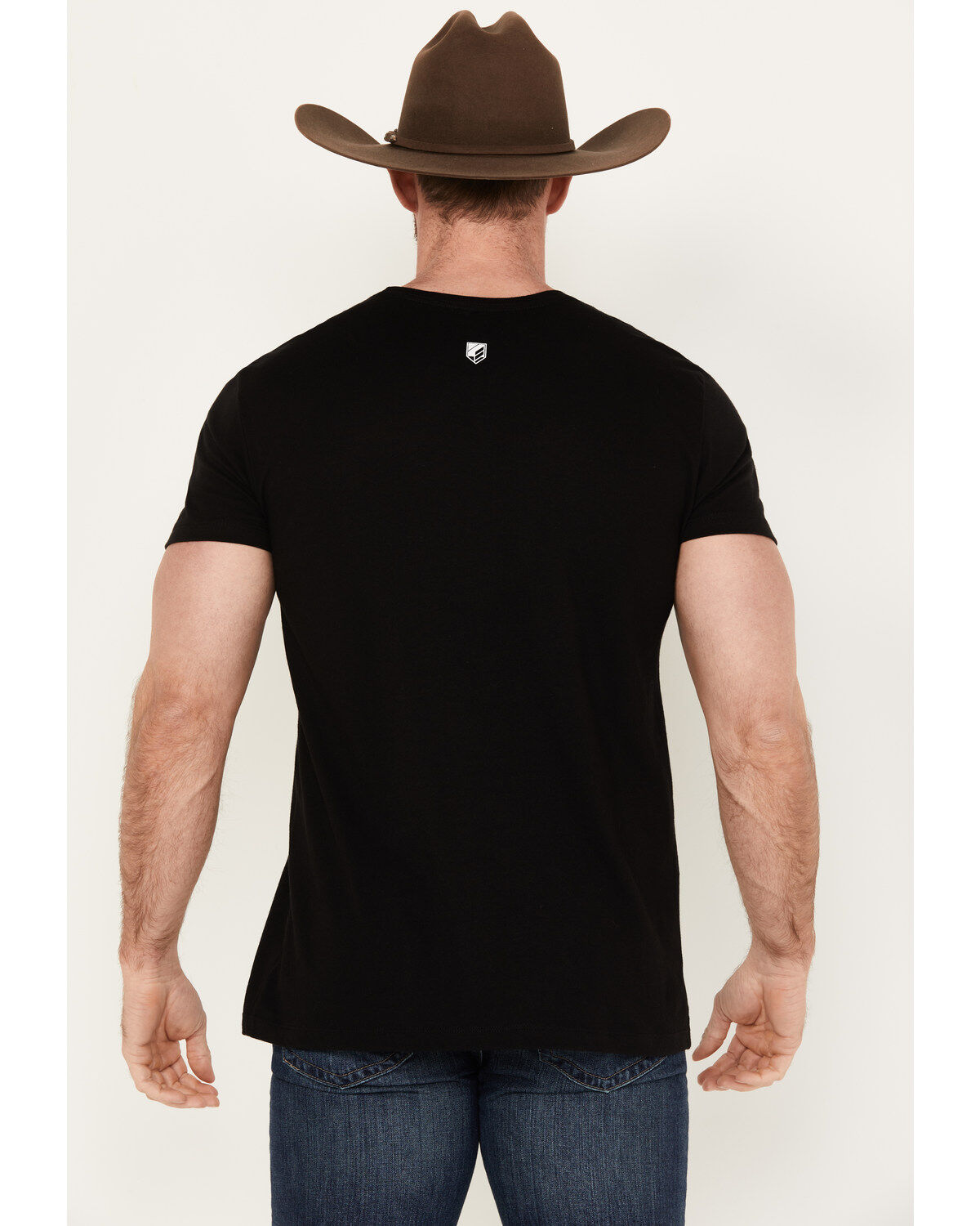 Image #4 - RANK 45® Men's Star Logo Short Sleeve Graphic T-Shirt, Black, hi-res