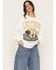 Image #1 - Gameday Women's LSU Tigers Helmet Embroidered Graphic Crewneck, White, hi-res