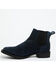 Image #3 - Laredo Men's Cambridge Suede Western Ankle Boots - Broad Square Toe, Blue, hi-res