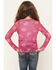 Image #4 - Cowgirl Hardware Girls' Desert Bronc Long Sleeve Mesh Top, Pink, hi-res