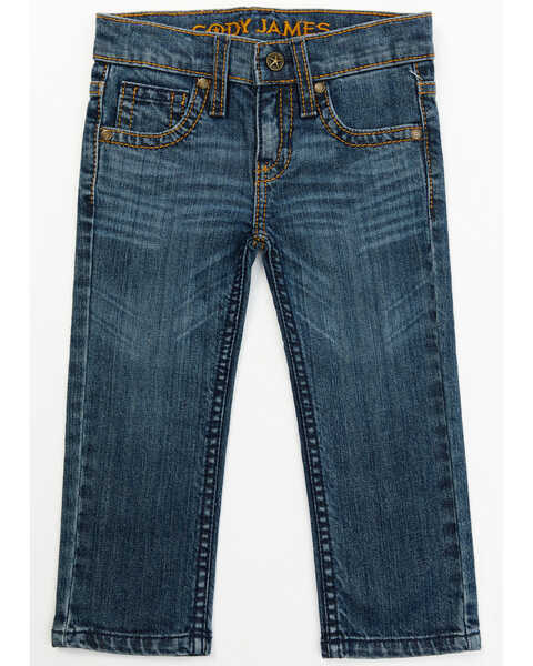 Cody James Toddler Boys' Dark Wash Equalizer Slim Straight Jeans, Dark Wash, hi-res