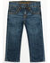 Image #1 - Cody James Toddler Boys' Dark Wash Equalizer Slim Straight Jeans, Dark Wash, hi-res
