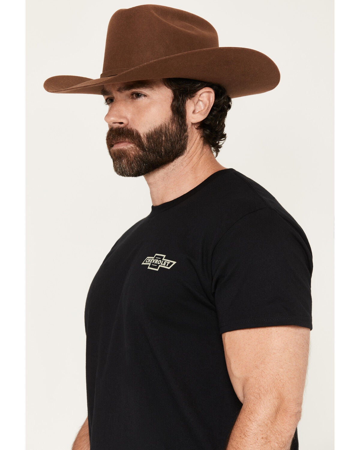 Image #3 - Chevy Men's American Classic Short Sleeve Graphic T-Shirt, Black, hi-res
