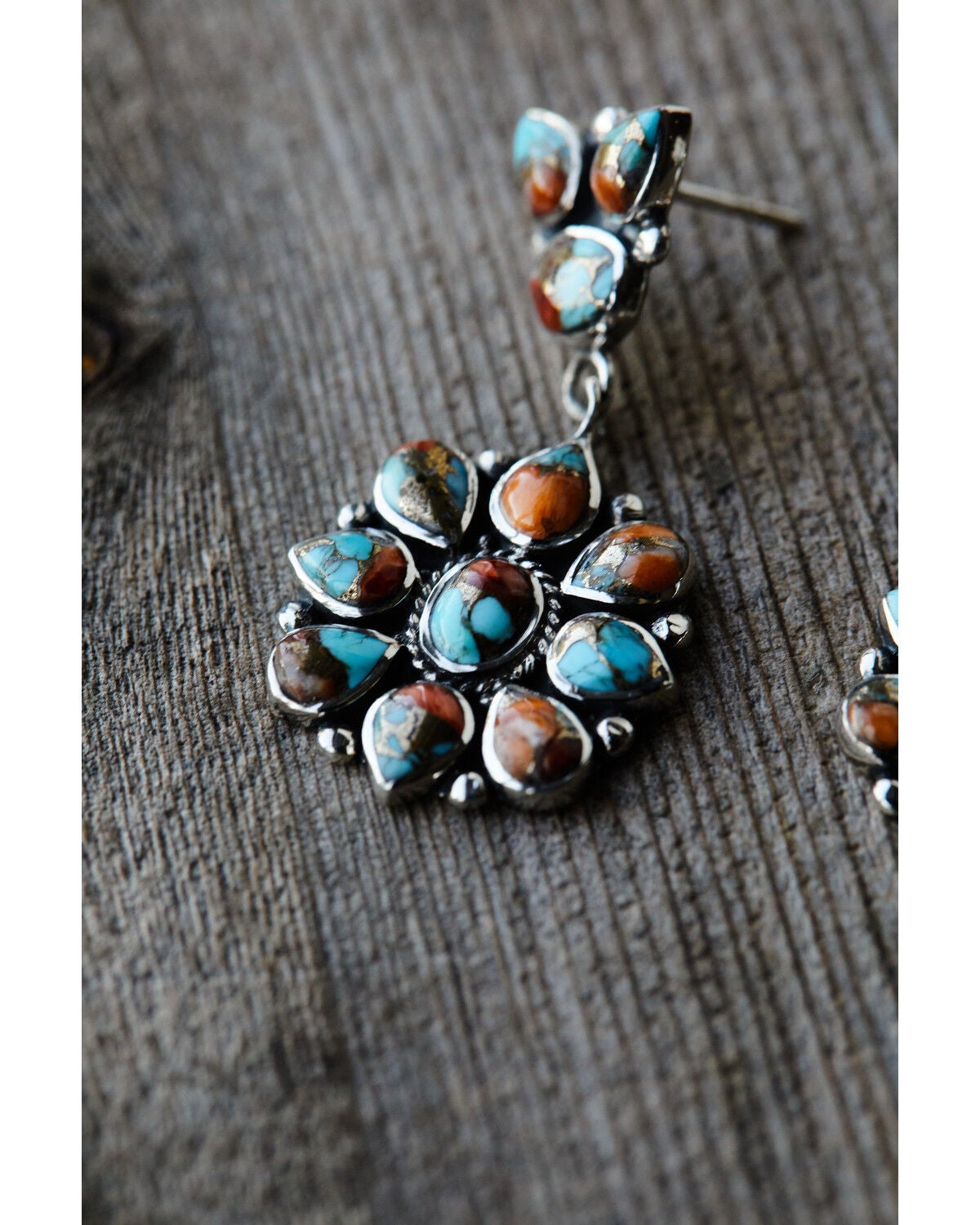 Image #3 - Paige Wallace Women's Cluster Earrings, Multi, hi-res