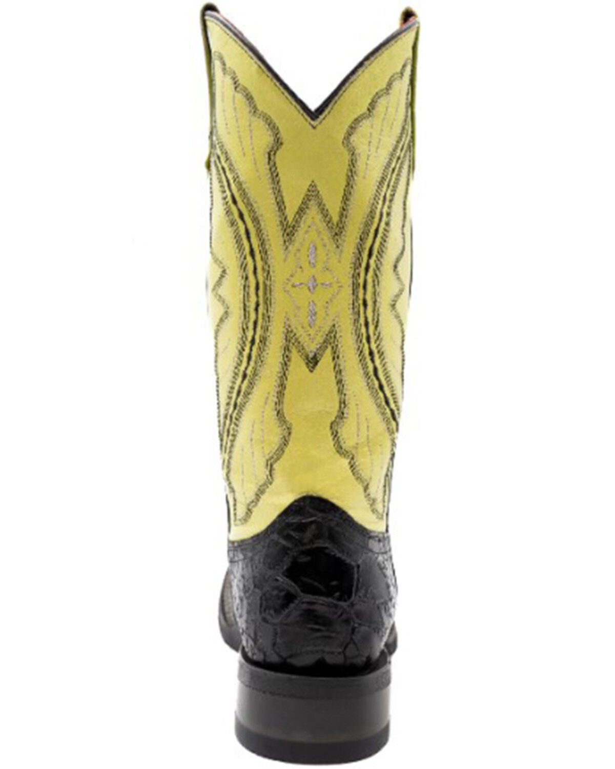 Image #5 - Ferrini Women's Kai Western Boots - Broad Square Toe, Black, hi-res