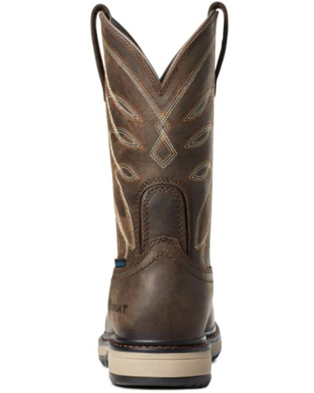 Image #3 - Ariat Women's Riveter Waterproof Western Work Boots - Composite Toe, Brown, hi-res