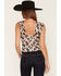 Image #4 - Rock & Roll Denim Women's Cow Print Mesh Tank, Natural, hi-res