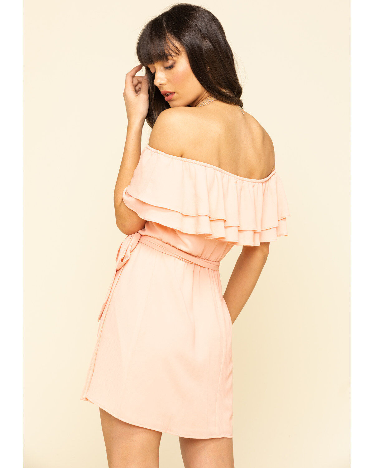 Image #2 - Show Me Your Mumu Women's Peach Rosie Mini Dress, , hi-res