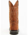 Shyanne Women's 11" Pull On Western Work Boots - Composite Toe, Brown, hi-res