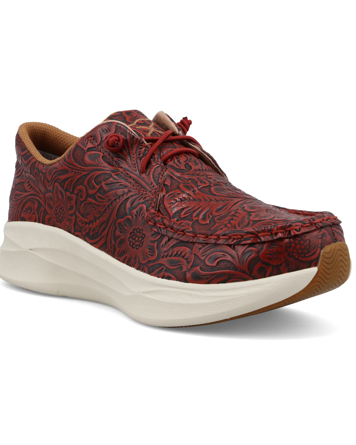 Image #1 - Twisted X Women's Feather X™ Casual Shoes - Moc Toe, Red, hi-res