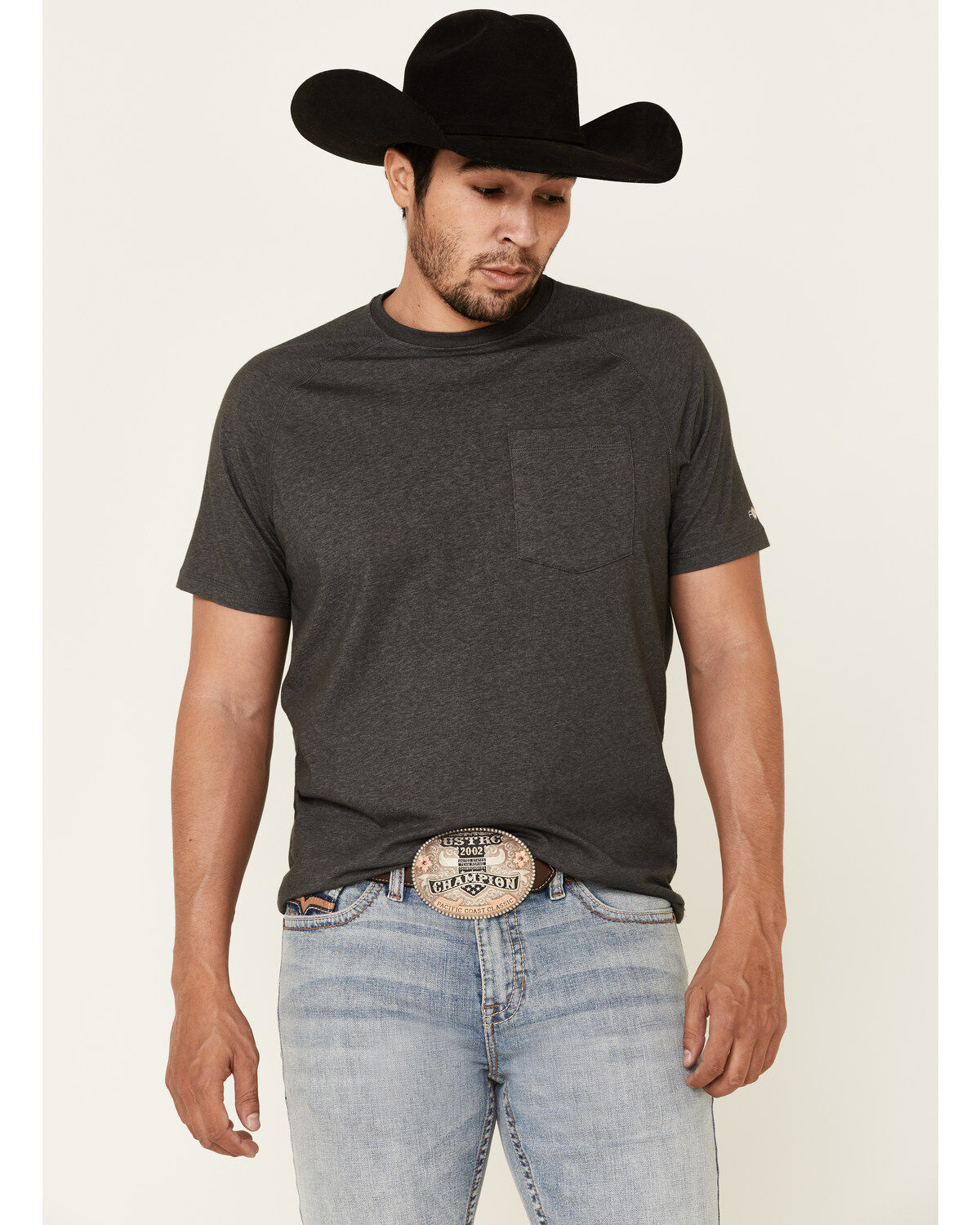 Image #2 - Cody James Core Men's Sawbuck Light Wash Stretch Stackable Straight Jeans, Blue, hi-res