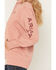 Image #3 - Ariat Women's Boot Barn Exclusive Southwestern Print Logo Hoodie, Pink, hi-res