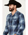 Image #2 - Pendleton Men's Plaid Print Board Shirt, Navy, hi-res