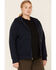 Carhartt Women's Navy Clarksburg Full-Zip Hoodie - Plus, Navy, hi-res