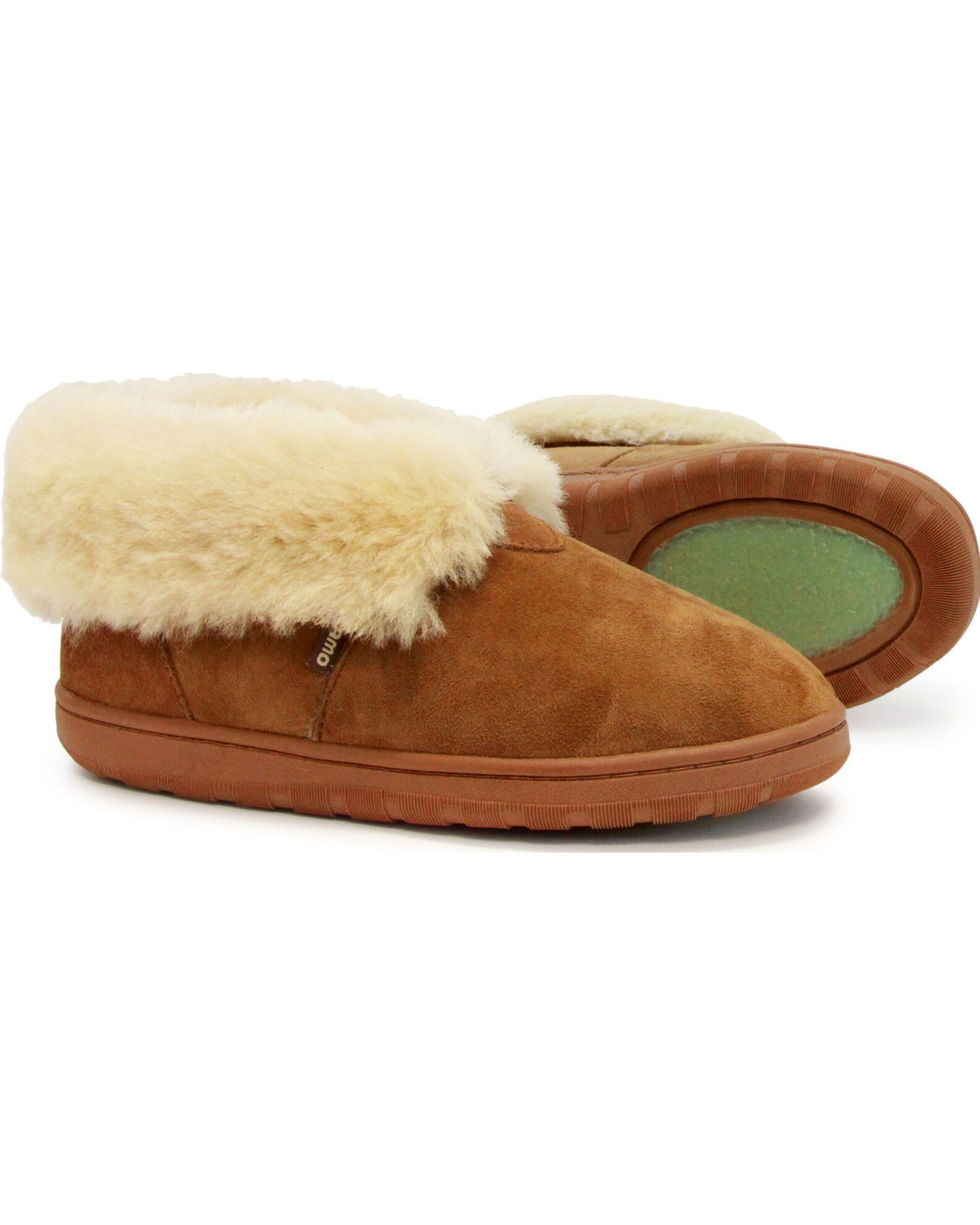 Image #1 - Lamo Footwear Women's Chestnut Double Face Slippers - Round Toe, Chestnut, hi-res