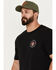 Brixton Men's Future Short Sleeve Relaxed Graphic T-Shirt, Black, hi-res