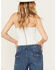 Boot Barn X Understated Leather Women's Louise Leather Bustier, White, hi-res
