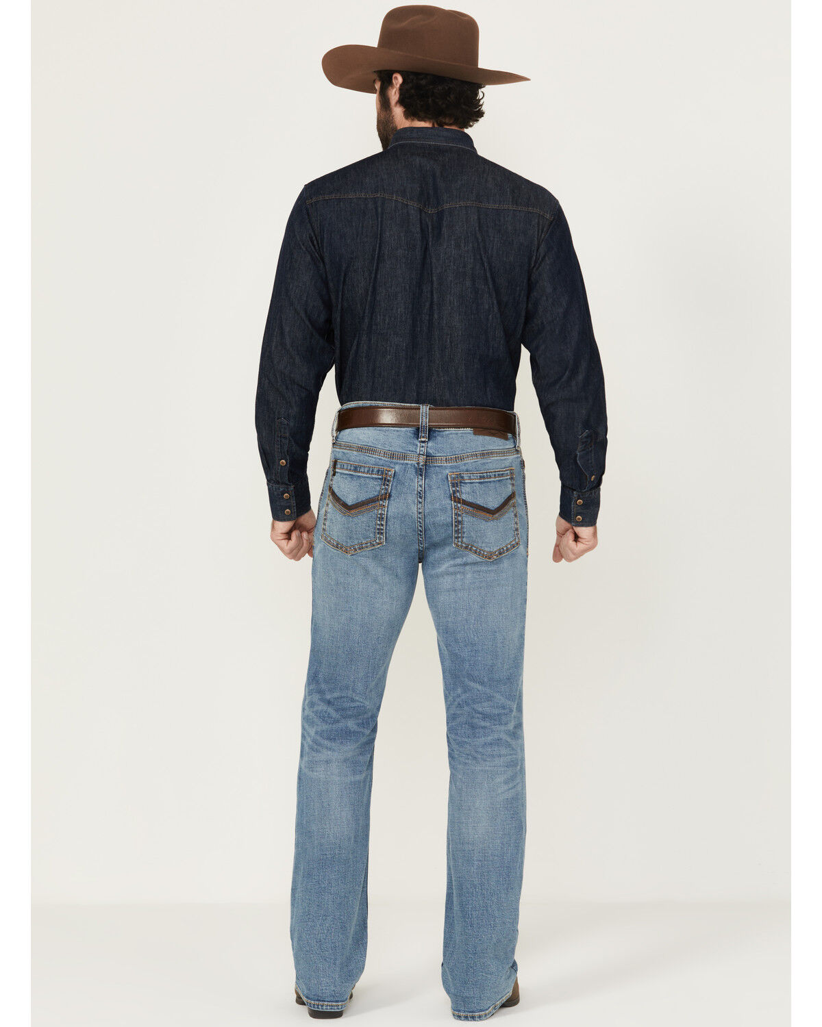 Image #3 - Cody James Men's Highland Light Wash Slim Bootcut Stretch Denim Jeans, Light Wash, hi-res