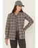 Image #1 - Ariat Women's Rebar Flannel DuraStretch Long Sleeve Button-Down Work Shirt, Charcoal, hi-res