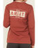 Image #4 - Ariat Women's FR Pima Stretch US Logo Baselayer Long Sleeve Work T-Shirt, Red, hi-res